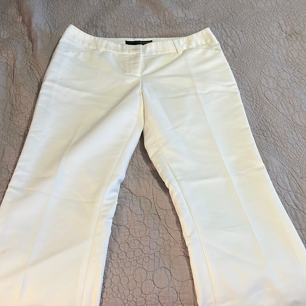 Versona white pants size 8. Modern fit